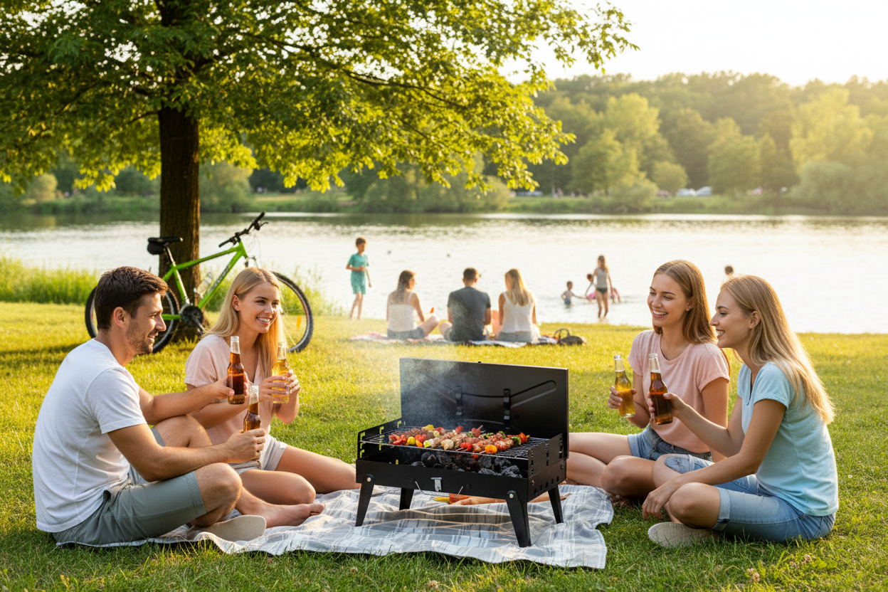 Grill "Terra Cook" (Tragbarer Koffergrill)