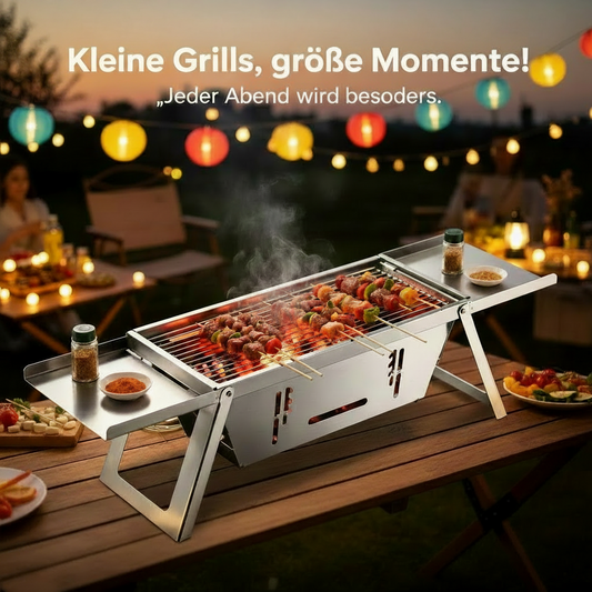 Grill Tera Steel (Klappbarer Edelstahlgrill)